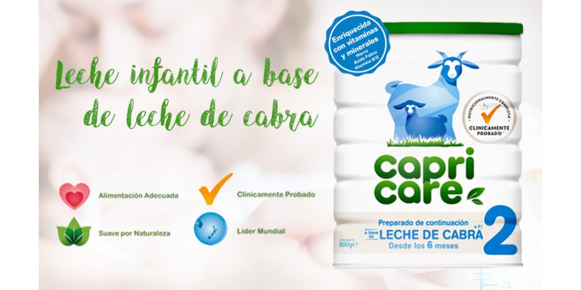 Capricare, la nueva leche infantil para bebés a base de leche de cabra -  Satisfarma